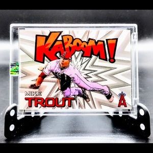 MIKE TROUT Kaboom Silver Refractor ~Legacy~ **Sealed** Los Angeles Angels
